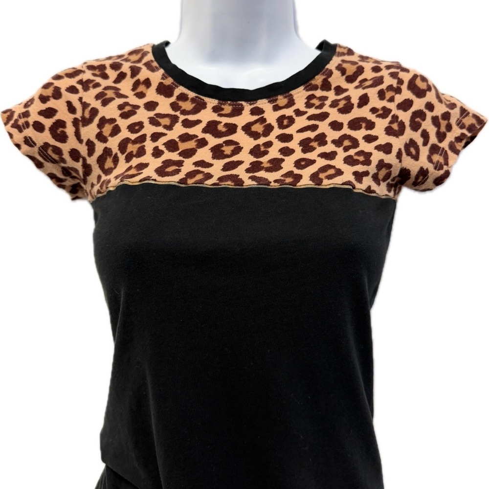 Leopard Print Y2K Style Guess Women's Top 🔥